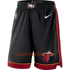 NBA Miami Heat Herren Shorts Schwarz 2018-19 Nike Swingman